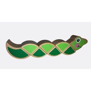 Melissa and Doug Wooden Caterpillar Wood Toy Twistable Baby Toddler